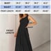 Women's Bohemian Summer One Shoulder Sleeveless Ruffle Tiered Long Midi Dress