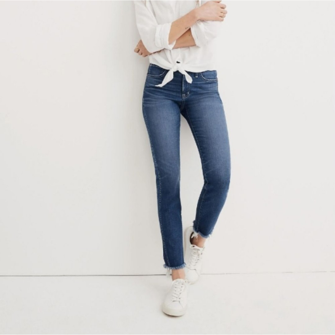 Madewell women's slim straight jeans size 25