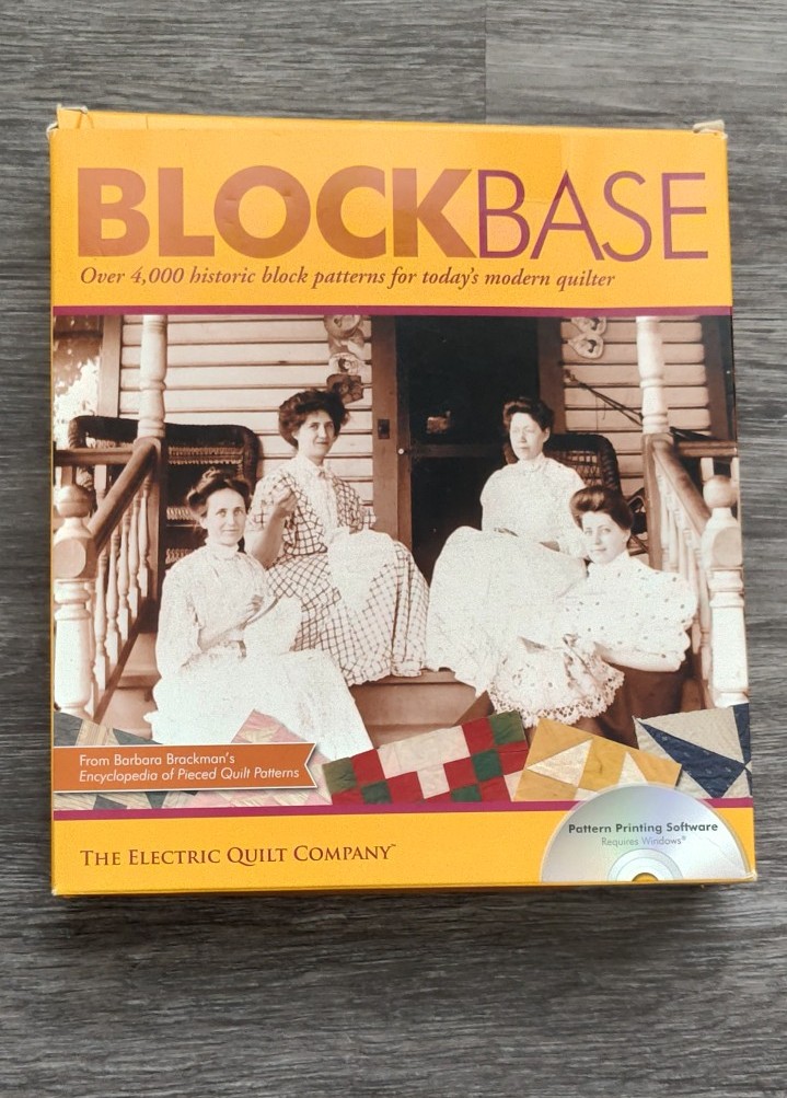BLOCKBASE CD & Book BARBARA BRACKMAN'S ENCYCLOPEDIA OF PIECED QUILT PATTERNS