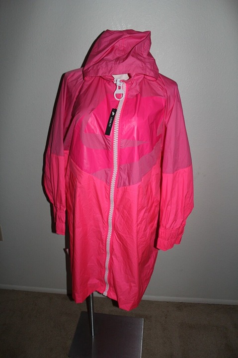 Nike Sportswear Windrunner Full Zip Jacket Coat Pink One Size CT0870-698 NWT
