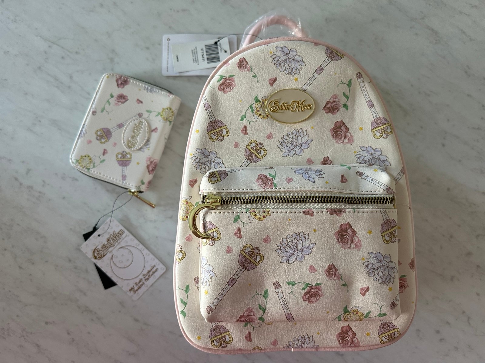 Pretty Guardian Sailor Moon Mini Backpack & Matching Wallet