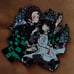 Demon Slayer Tanjiro Kanao anime manga KnY hard enamel pin on pin LE sold out