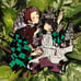 Demon Slayer Tanjiro Kanao anime manga KnY hard enamel pin on pin LE sold out