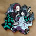 Demon Slayer Tanjiro Kanao anime manga KnY hard enamel pin on pin LE sold out
