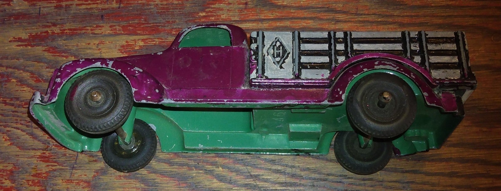 Vintage Hubley Stake Truck