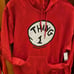 NEW Universal Studios Red Sweatshirt Thing 1 Dr. Seuss Land adults unisex Large