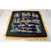 Vintage Las Vegas Black Velvet Souvenir Pillowcase Painted Mid Century Casino