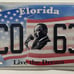 Florida Live The Dream MLK DCO635 Expired License Plate 2015 Good