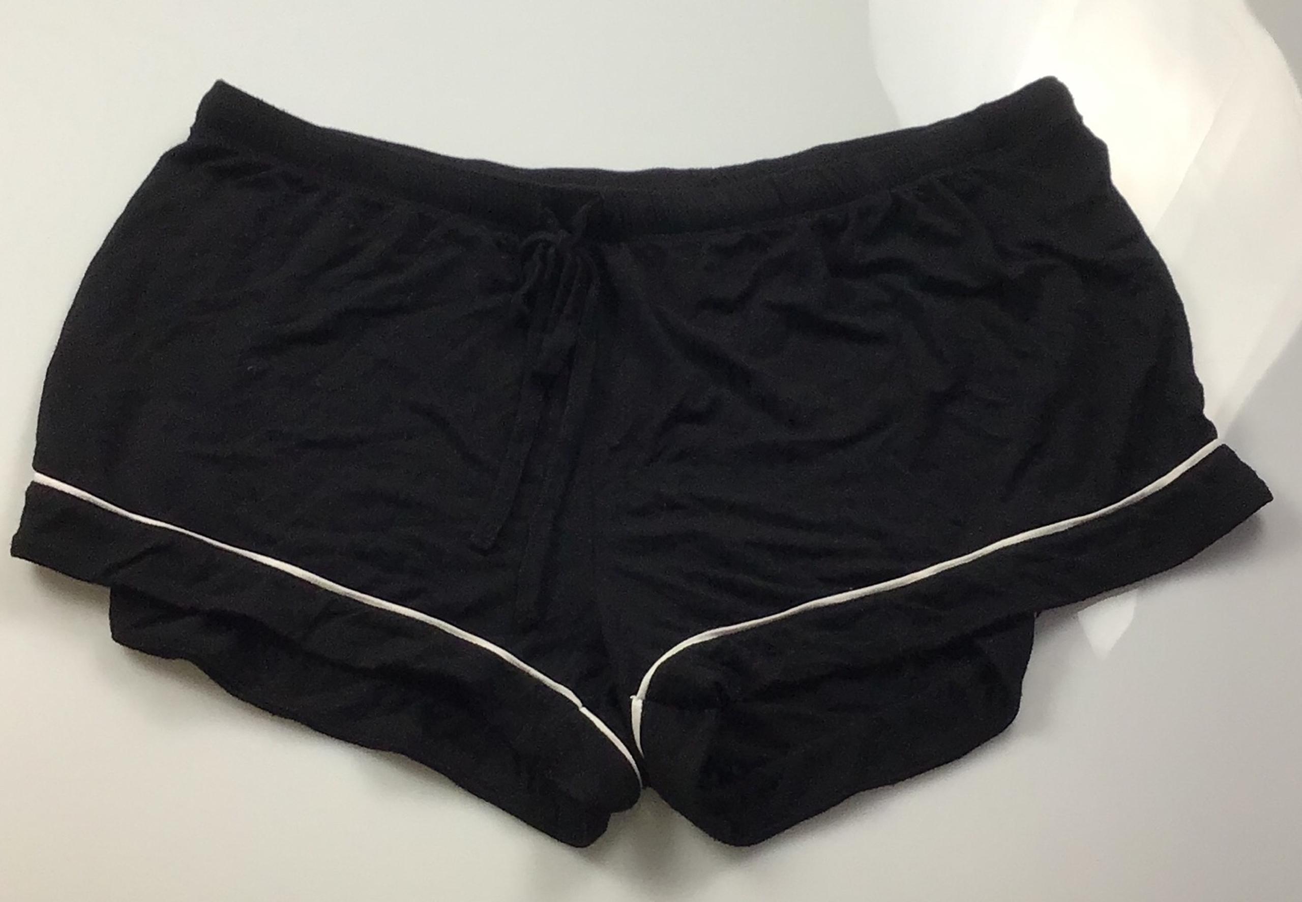 Cynthia Rowley women’s mini shorts black/white stripe size M