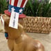 Stars & Stripes LARGE Dachshund July 4th Uncle Sam Patriotic 14” Figurine NWT