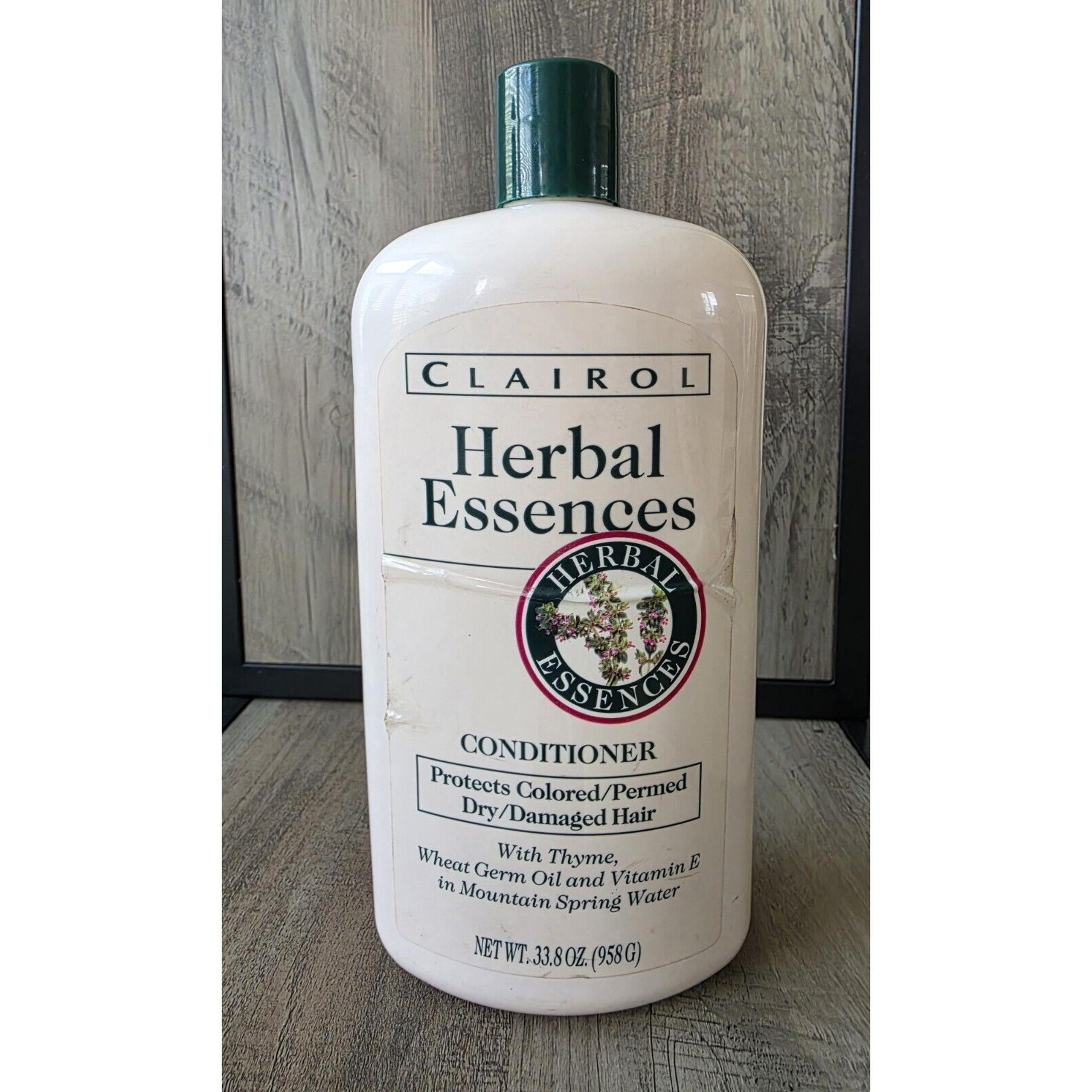 Clairol Herbal Essences VTG 1994 Conditioner 33oz Colored Permed Dry Hair 1990's