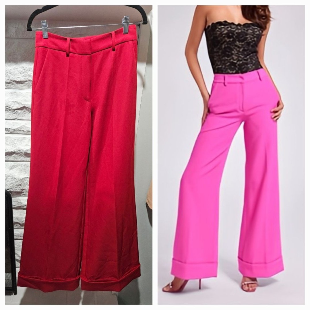 Generation Love Mavis Crepe Wide-Leg Pants In RED NWOT size 2