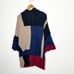 Joie Jannelo Colorblock Wool Yak Knit Oversized Sweater Size XS