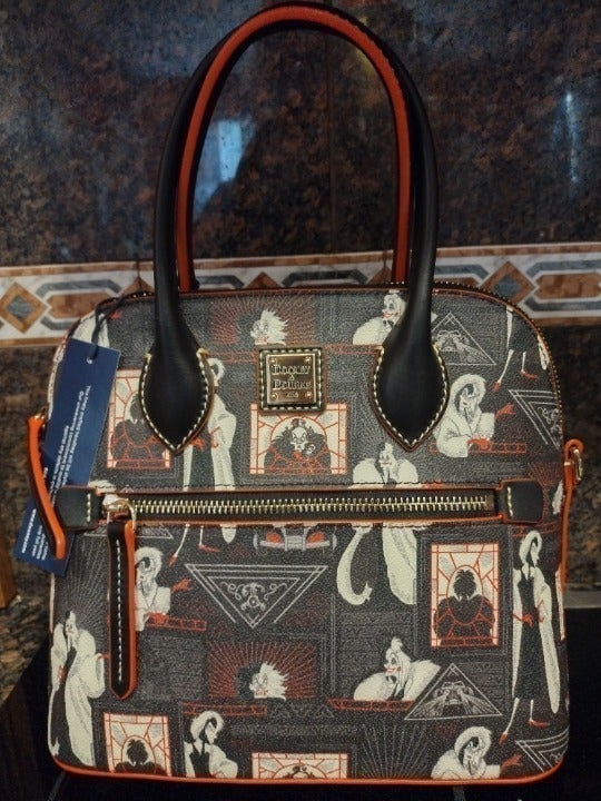 Dooney & Bourke Disney Cruella De Vil Zip Tote Bag *NWT*
