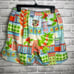 Kenny Flowers Mens Multicolor Drawstring The Guatape Swim Trunk Shorts Size L