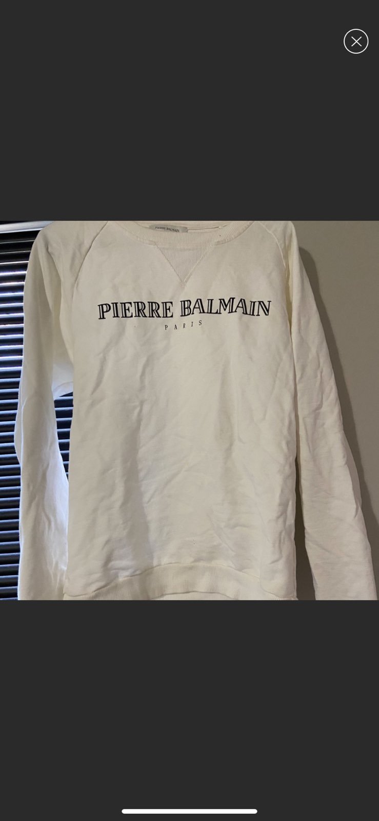 balmain sweat shirt
