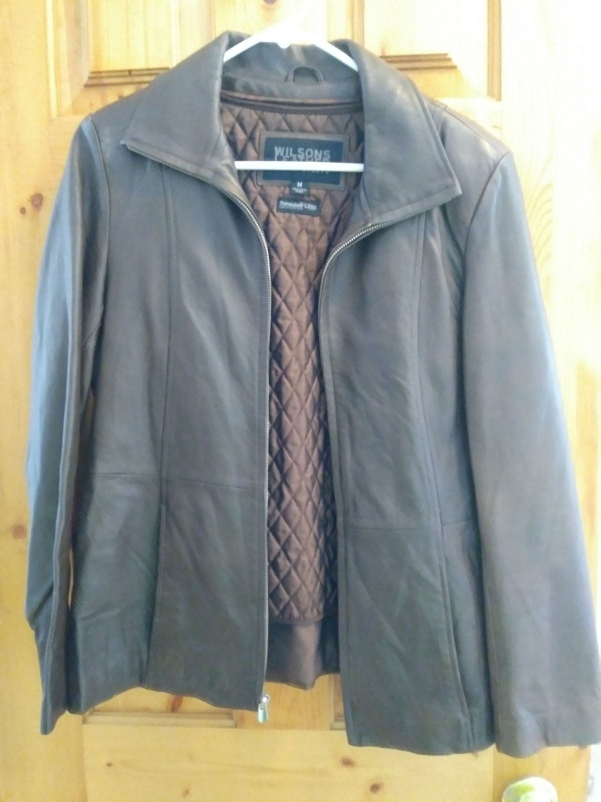 New Wilson leather brown jacket