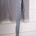 Eres Sz 12 Gray Crochet Lace Trim Satin Adjustable Strap Mini Skip Cami Nightie