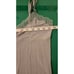 Eres Sz 12 Gray Crochet Lace Trim Satin Adjustable Strap Mini Skip Cami Nightie