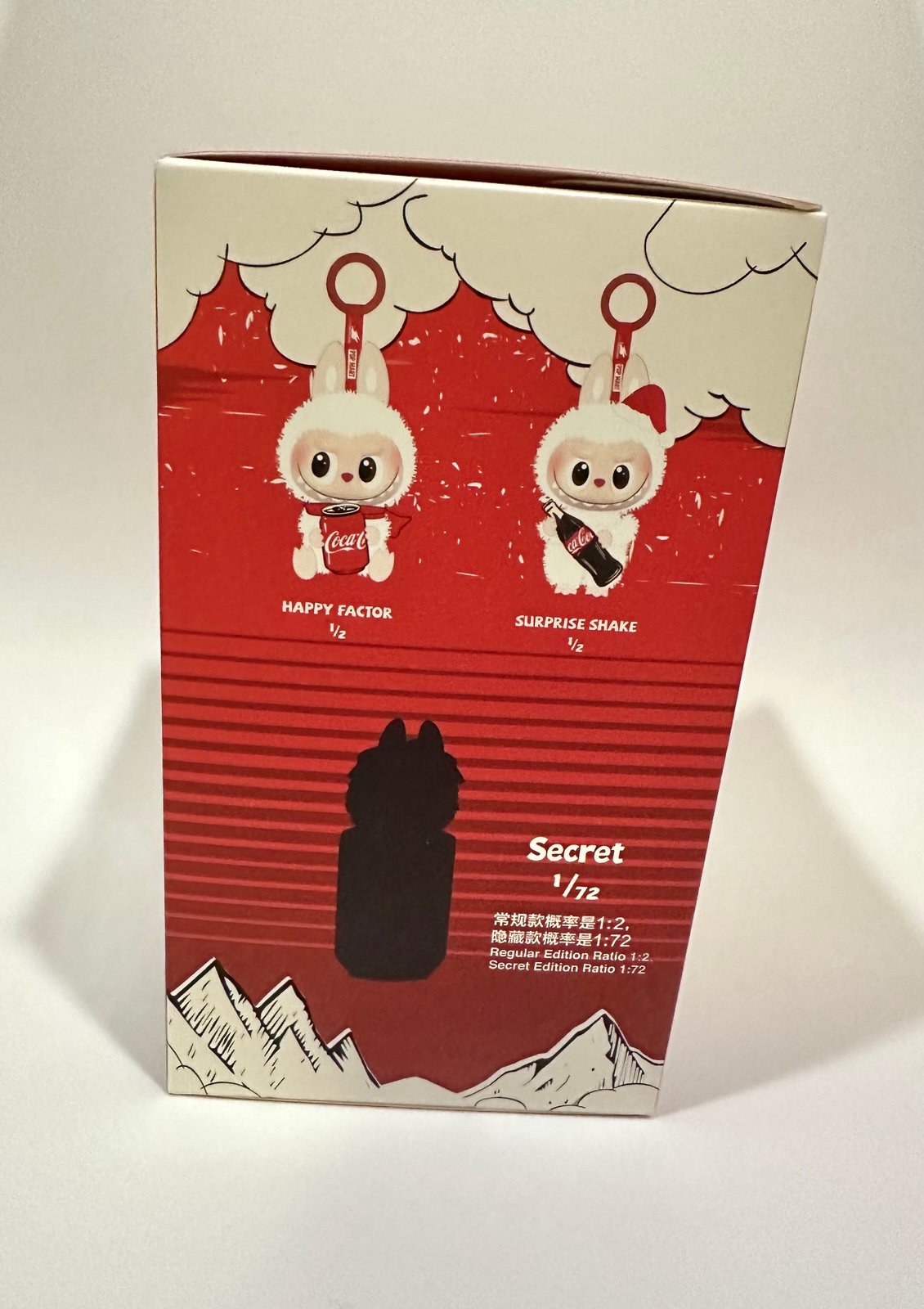 Labubu Coca Cola HAPPY FACTOR Plush Series Keychain Popmart