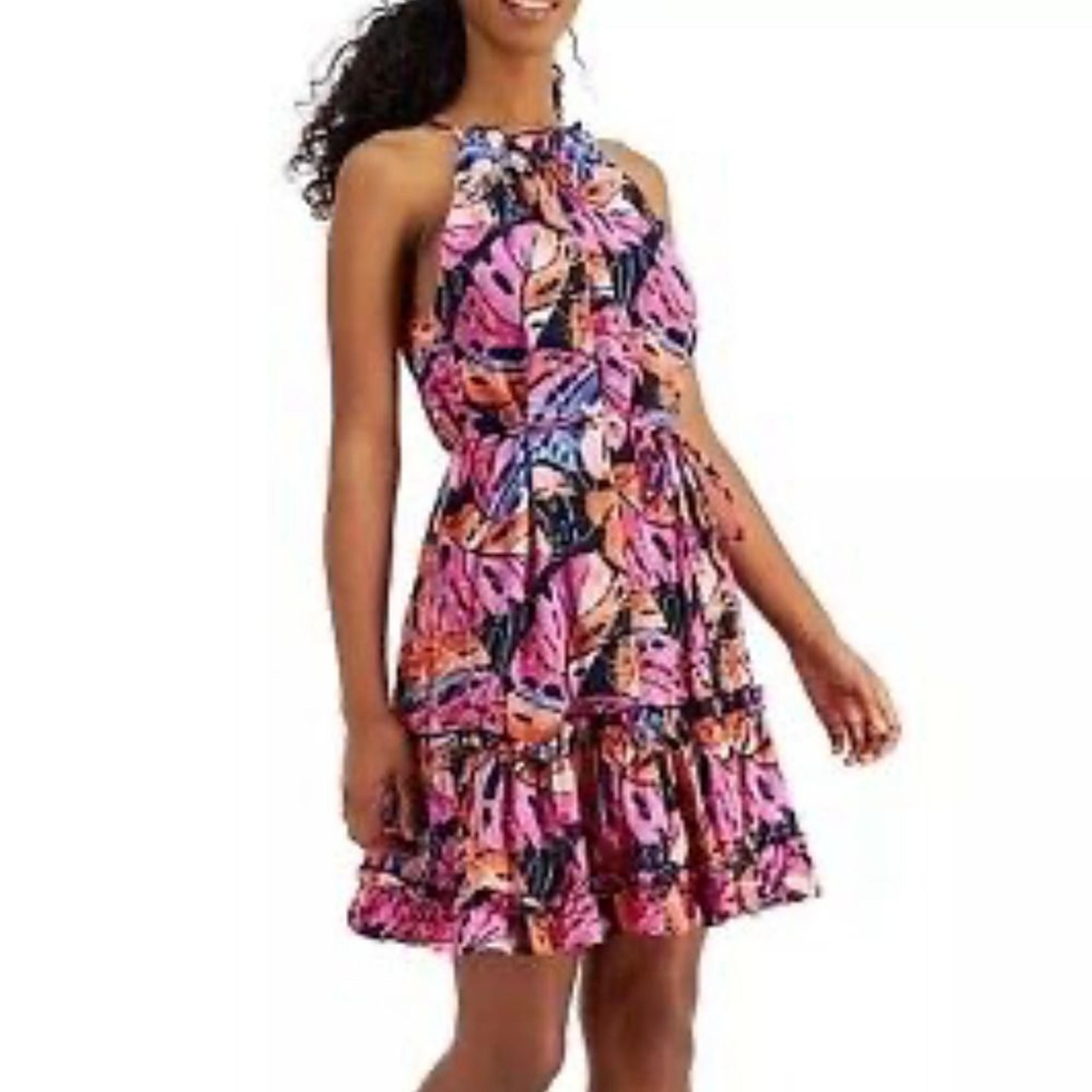 Tommy Hilfiger Womens Caneel Bay Sleeveless 100% Cotton Dress NWT - Size Large