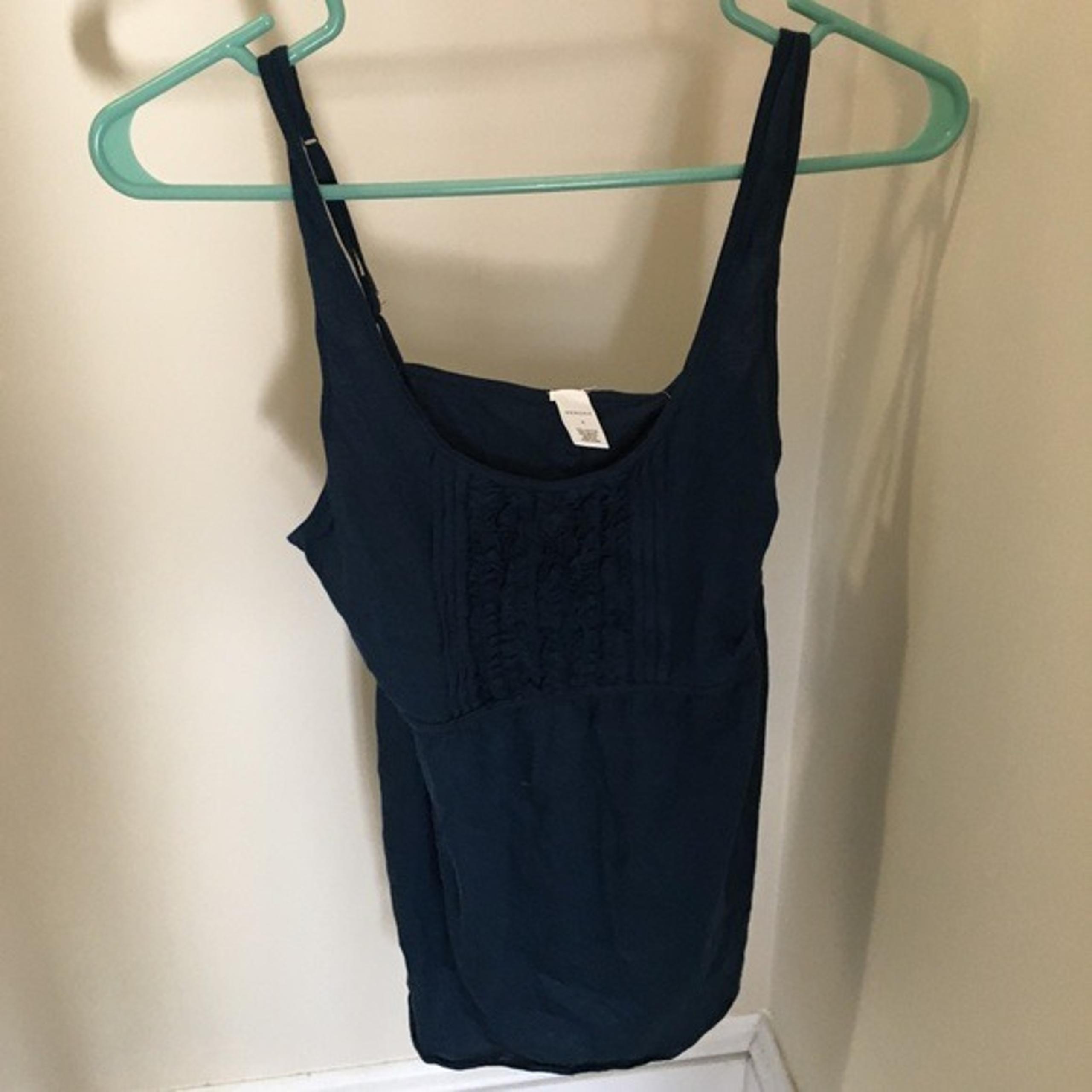 Anthropologie Merona Navy Tank S NWT