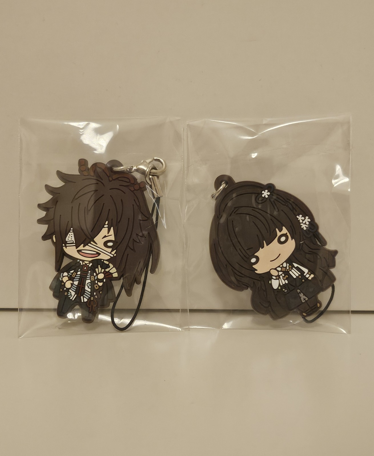 Collar X Malice Ichika Hoshino & Mineo Enomoto Rubber Strap Keychains