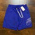 Mens Blue Nike Woven Shorts Medium