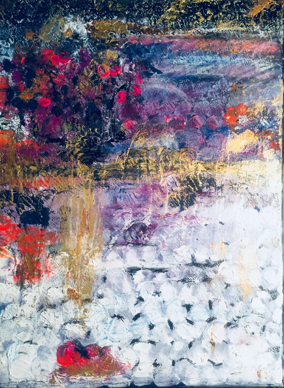 Abstract Painting selling by artist