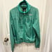 The North Face Green Retro Patterned Jacket with Fleece Lining Women’s Medium