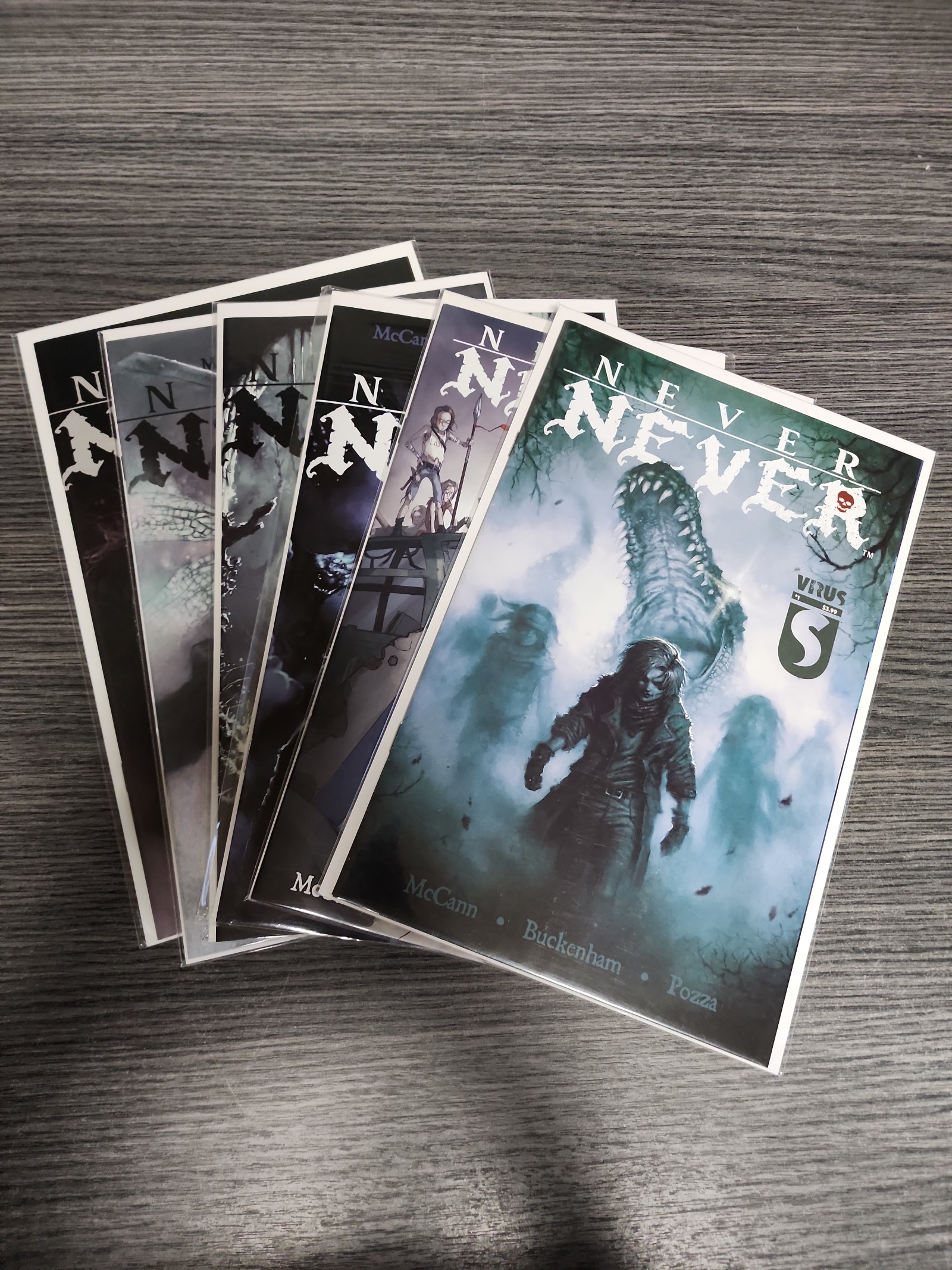 NEVER NEVER SET! #1 #1 2ND PRINT #2 #3 #4 #5