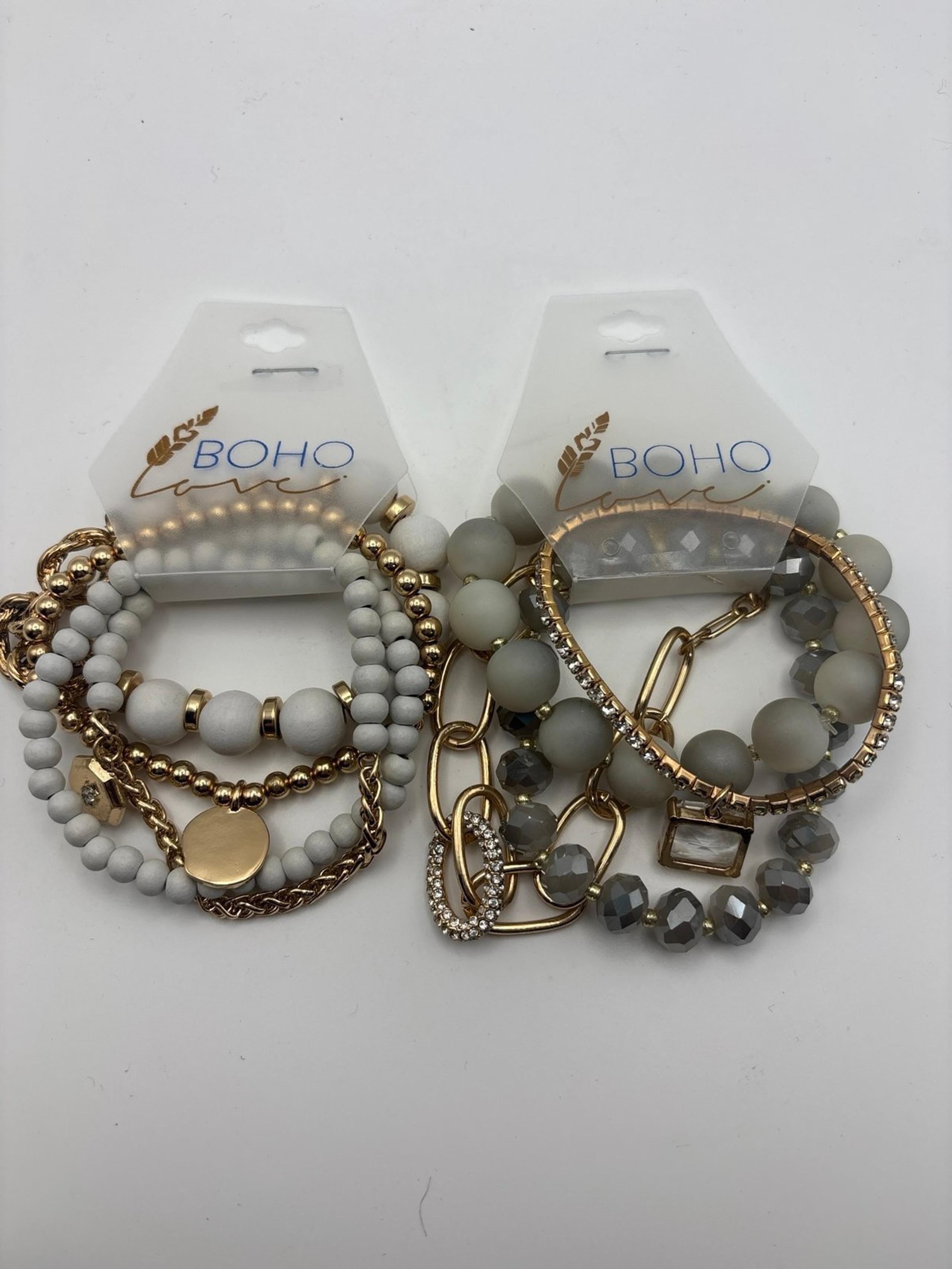2 Sets Boho Love Brand Bracelet Bundles