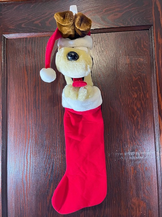 Vintage Dakin Odie Christmas Holiday Stocking Garfield and Odie Odie Plush