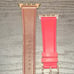 Leather watch strap