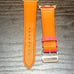 Leather watch strap