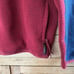 Men's J. Crew Small Nordic All Weather Quarter Zip Pullover Sweater Red Blue