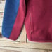 Men's J. Crew Small Nordic All Weather Quarter Zip Pullover Sweater Red Blue