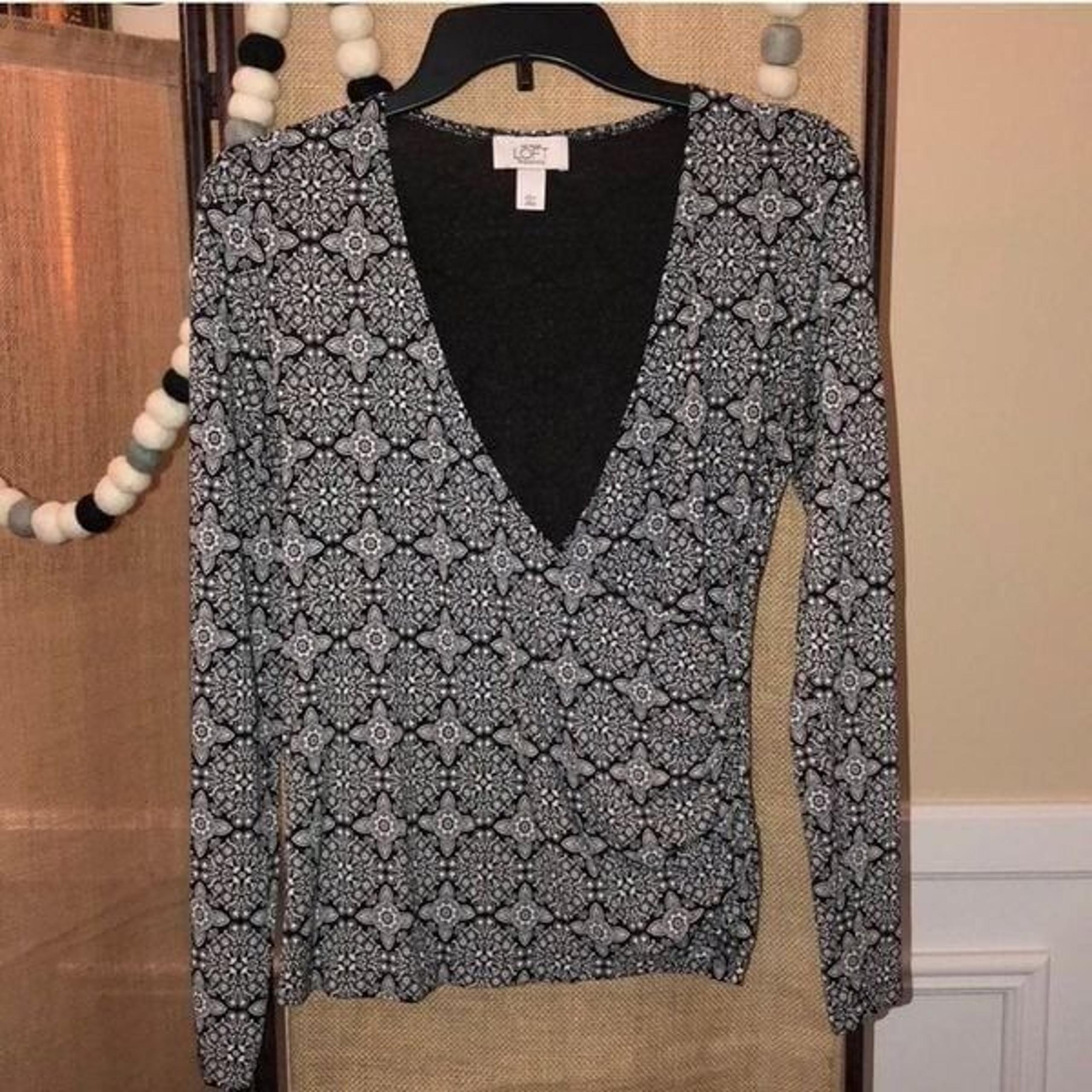 Ann Taylor Loft Faux Wrap Maternity Blouse Top Size XS