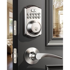 Veise Keyless Entry Door Lock with 2 Lever Handle Keypad Electronic Deadbolt