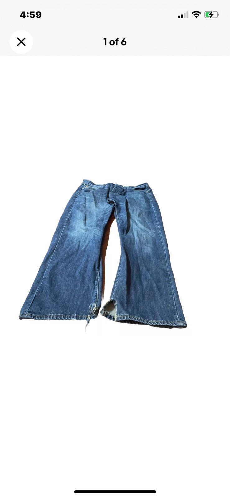 Ed Hardy Christian Audigier Light Denim Jeans! 36x29