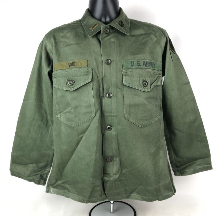 Vintage 1950s US Army Vietnam War Shirt jacket size M