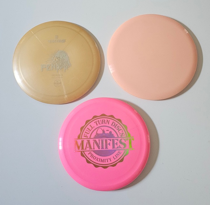 3 disc Disc Golf Set 170g Driver, 177g Midrange, 176g Putter