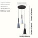 Nordic Style E27 Warm White Pendant Light -8sz9