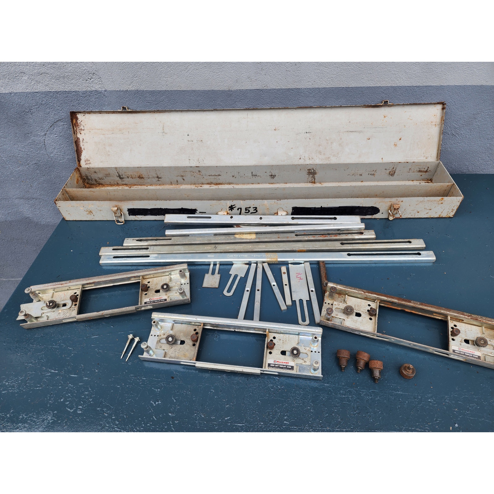 Porter Cable Model #59380 Hinge Butt Template Kit With Metal Case