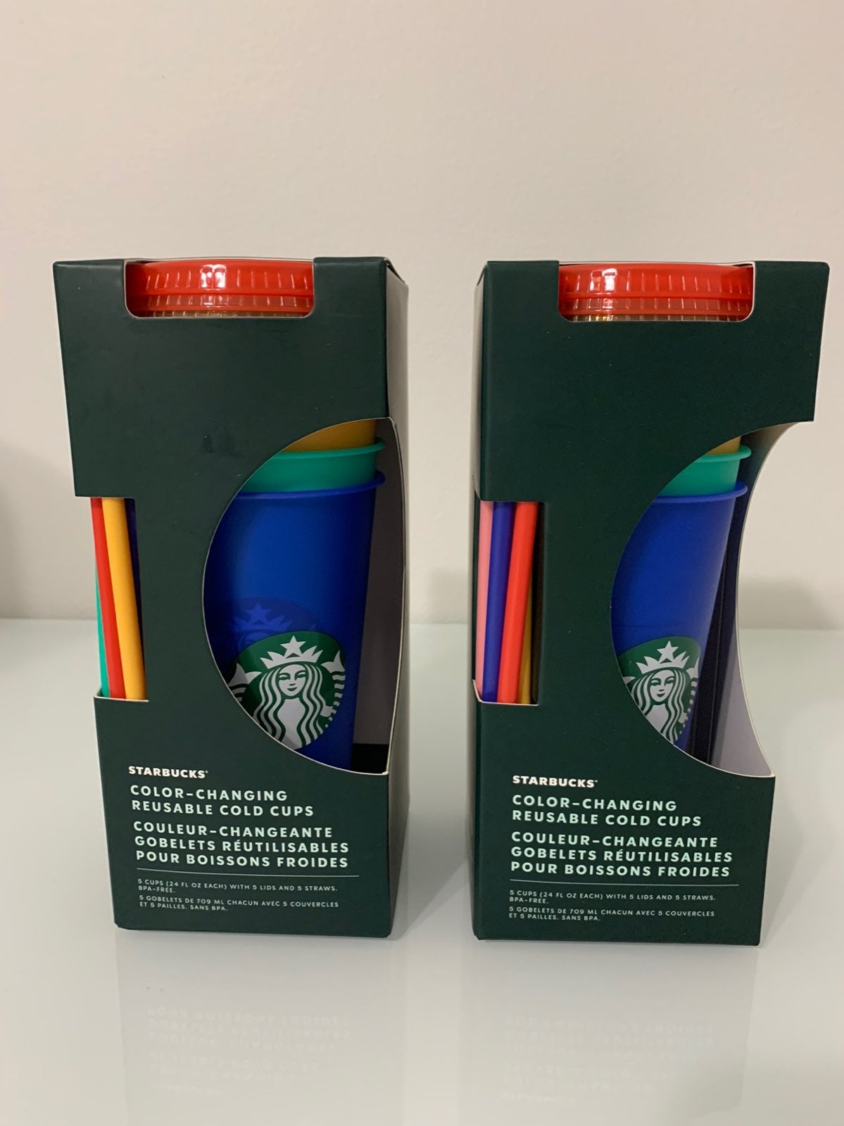 Starbucks color changing cups