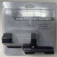 NEW Black Vortex CM-102 Cantilever 1-inch Mount, 2-Inch Offset