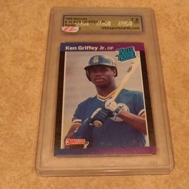 1989 Donruss #33 Ken Griffey Jr. RC Rookie USA 7 NM Mariners