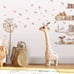Enchanting Dandelion Wall Decal with Blowing Seeds and Butterflies