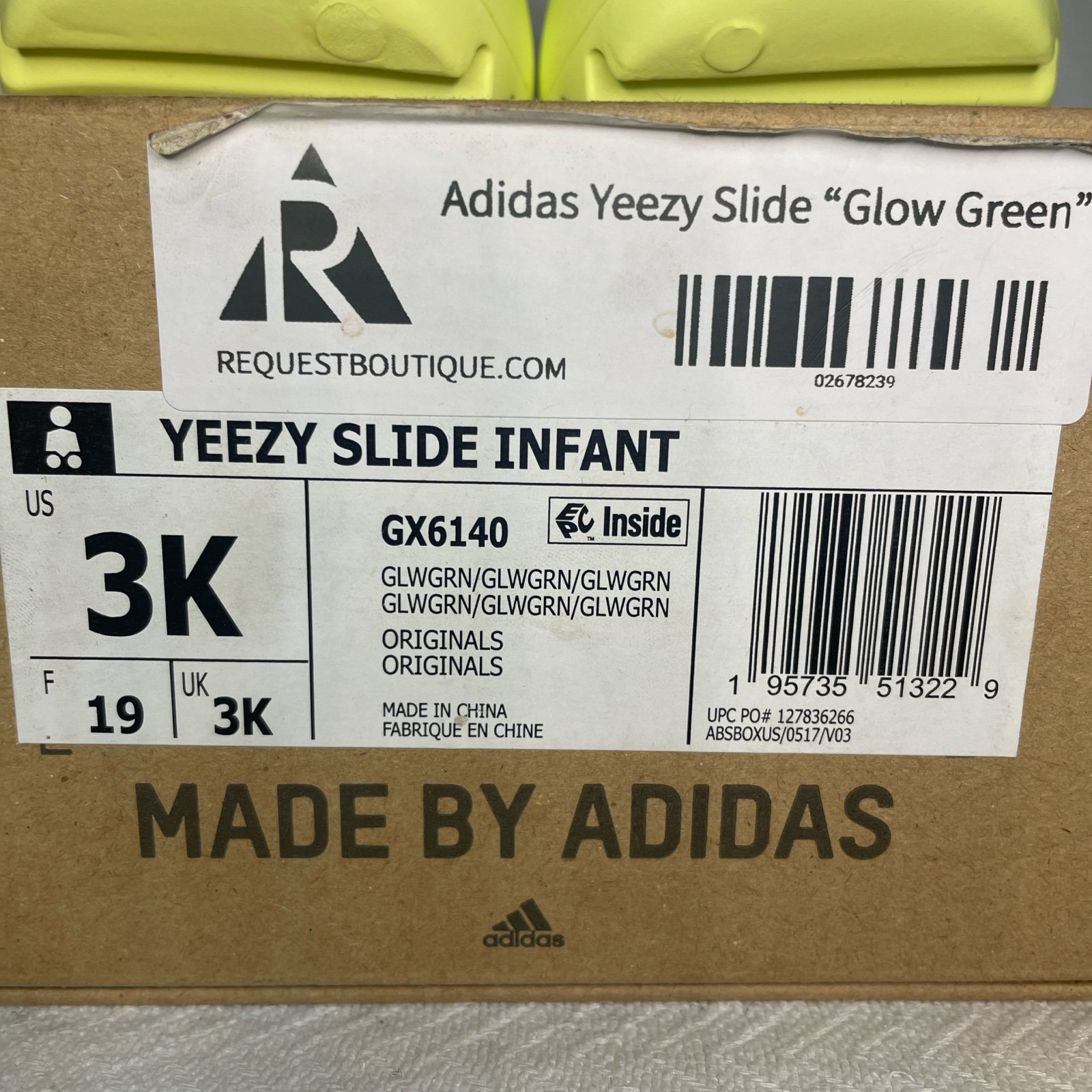Infant Glow Yeezys