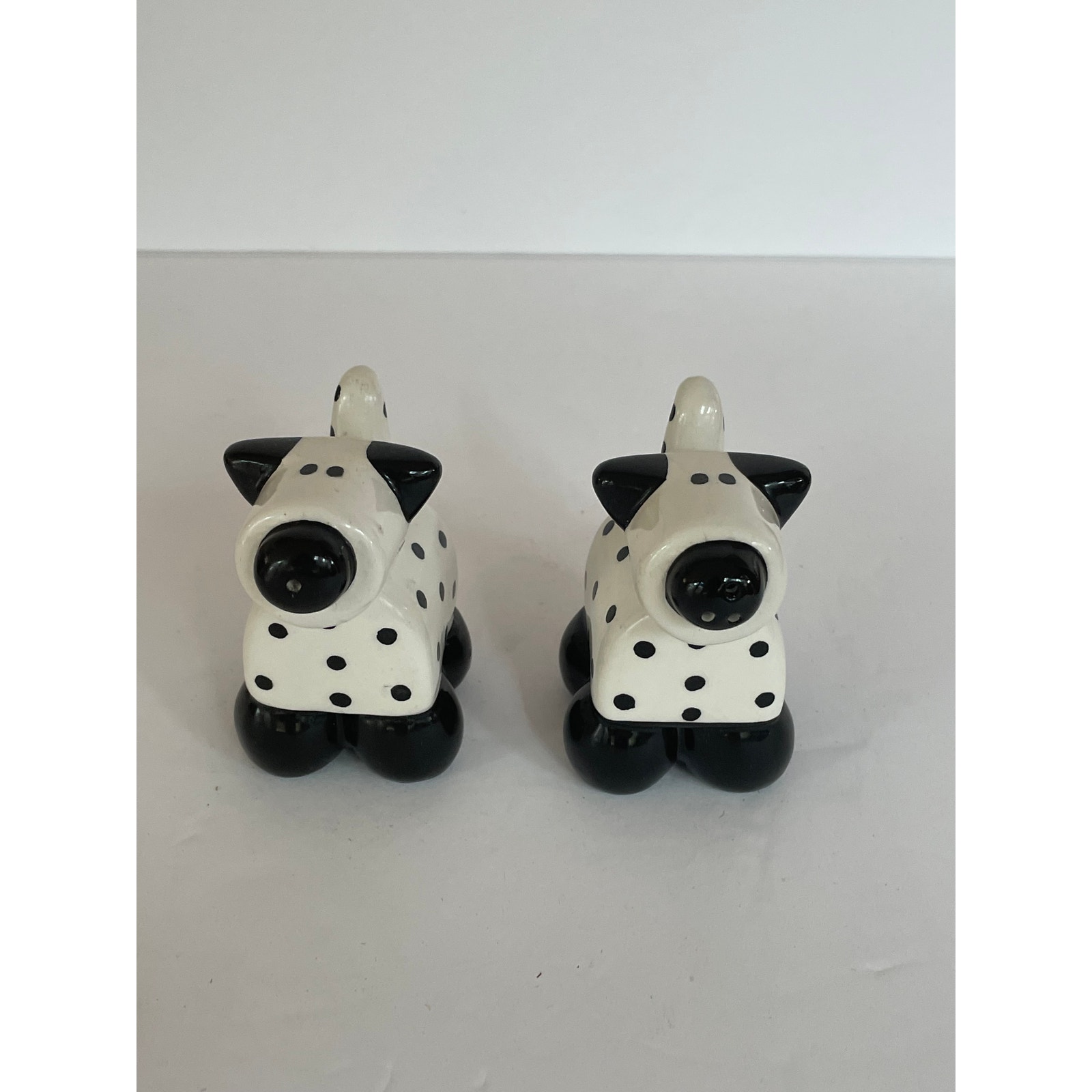 RARE Dog Vintage Cumbism Mid Centry Modern Salt and Pepper Shakers